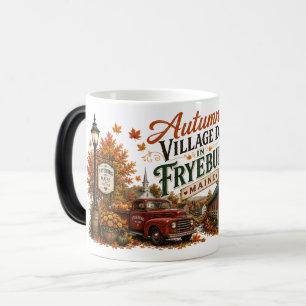 Mug Magic Journées de village d'automne à Fryeburg en couleu