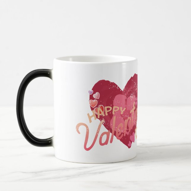 Mug Magic Joyeuse Saint-Valentin - amour et câlins (Gauche)