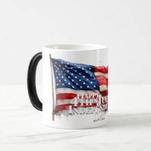 Mug Magic Joyeux 4 juillet - Fête de l'Indépendance