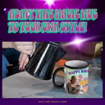 Joyeux anniversaire ! Chat dans le jardin de fleur