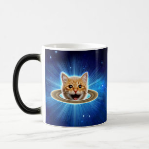 Mug Magic Joyeux chat dans l'espace.