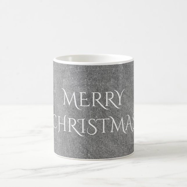 Mug Magic Joyeux Noël Chalkboard Typographie noir blanc (Centre)