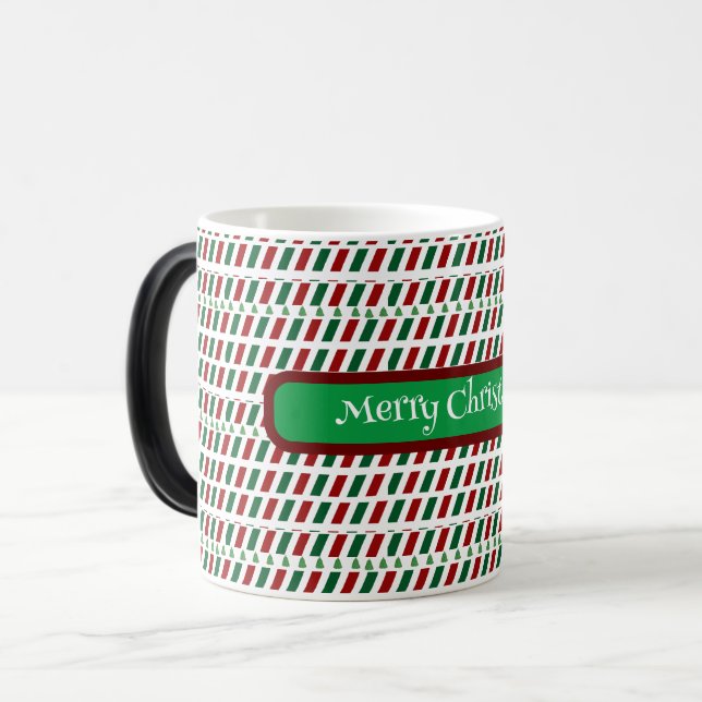 Mug Magic Joyeux Noël Elégant & Personnaliser moderne (Devant gauche)