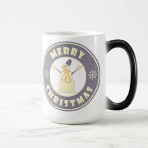 Mug Magic Joyeux Noël heureux bonhomme de neige célèbre styl