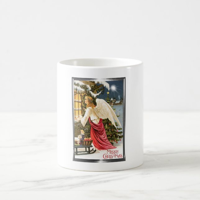 Mug Magic Joyeux Noël Vintage Noël Angel Design (Centre)