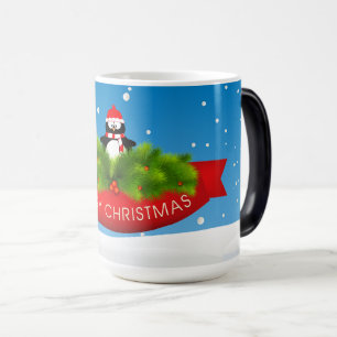 Mug Magic Joyeux pingouin de Noël