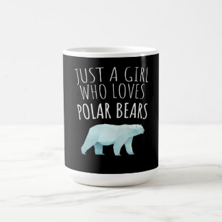 Mug Magic Juste une fille qui aime les ours polaires Amoureu
