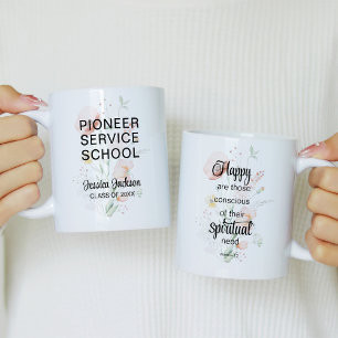 Mug Magic JW 2025 Pioneer Service School avec le texte de l'