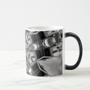 Mug Magic Kaleidoscope Star gris foncé...