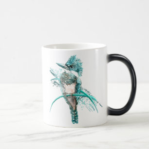Mug Magic Kingfisher Bird Graphisme Art Faune Animal Art