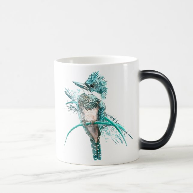 Mug Magic Kingfisher Bird Graphisme Art Faune Animal Art (Droite)