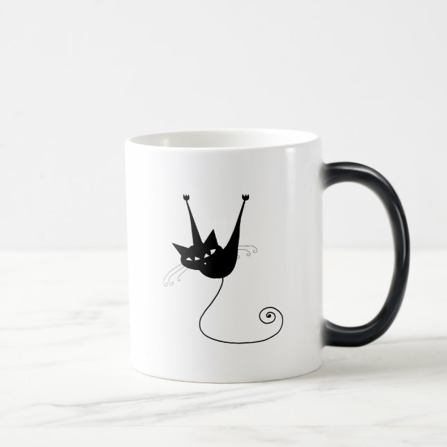 Mug Magic Kitty fantaisie noir 1 (Droite)