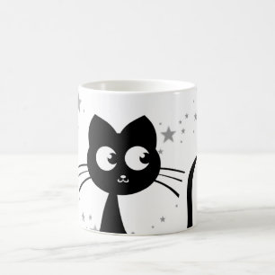 Mug Magic Kitty Kuro White