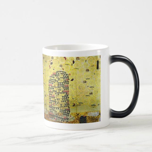 Mug Magic Klimt , Werkvorlage zum Stocletfries (Droite)