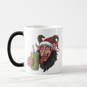Mug Magic Krampus Boit du Matcha Vert Noël Épouvantable