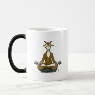 Mug Magic "La chèvre méditante" Morphing Mug.