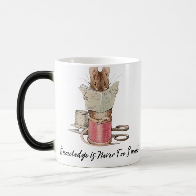Mug Magic La connaissance n'est jamais un petit devis (Gauche)