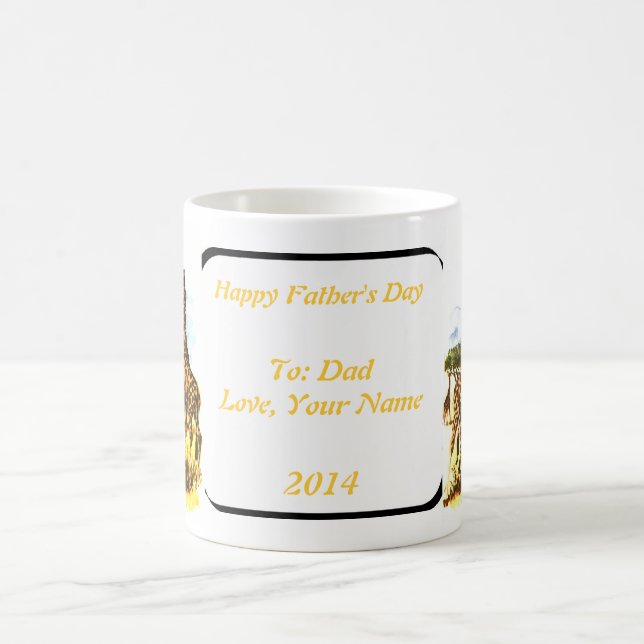 Mug Magic La famille Giraffe - (Centre)