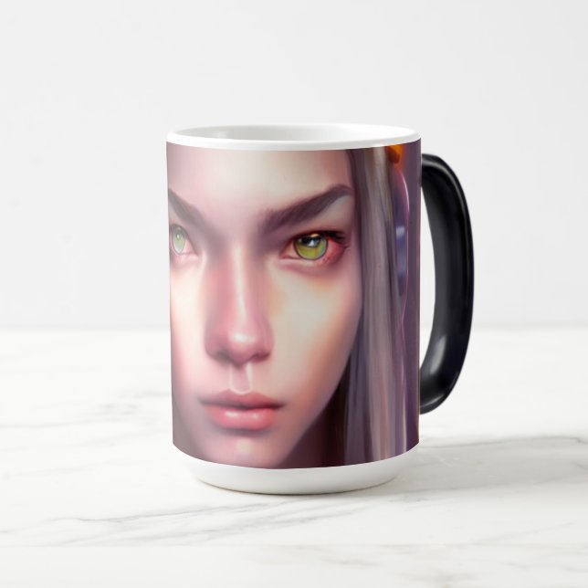 MUG MAGIC LA FILLE DES YEUX VERTS (Devant droit)