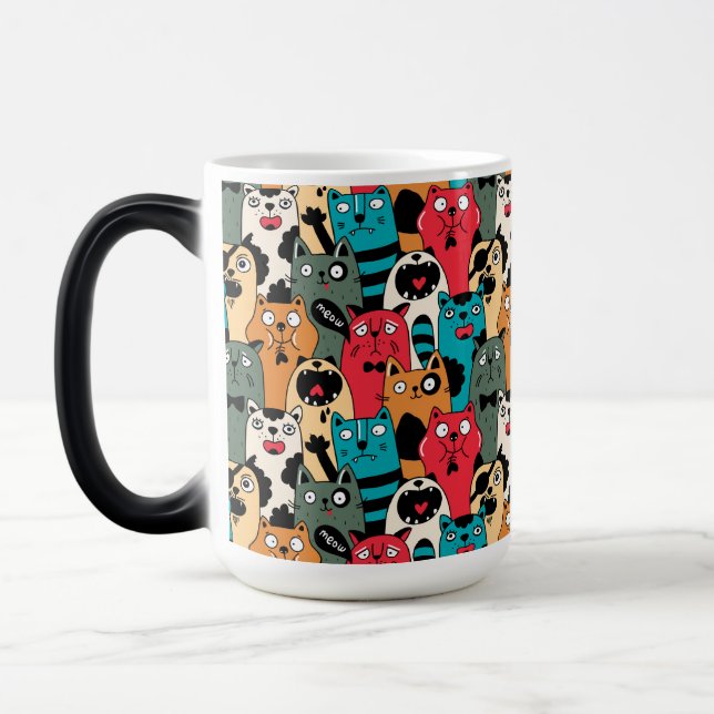 Mug Magic La foule des chats (Gauche)
