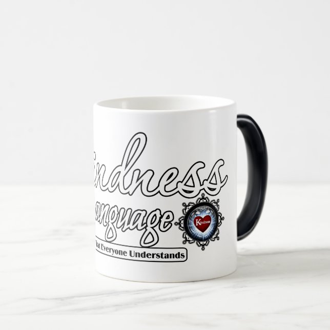 Mug Magic La gentillesse est la langue (Devant droit)