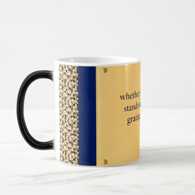Mug Magic La gratitude demeure : Chaque rythme de vie Gratit (Gauche)