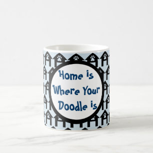 Mug Magic La maison est où se trouve votre Doodle