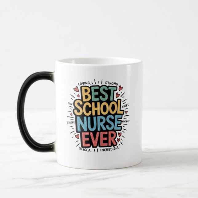 Mug Magic La meilleure infirmière jamais (Gauche)