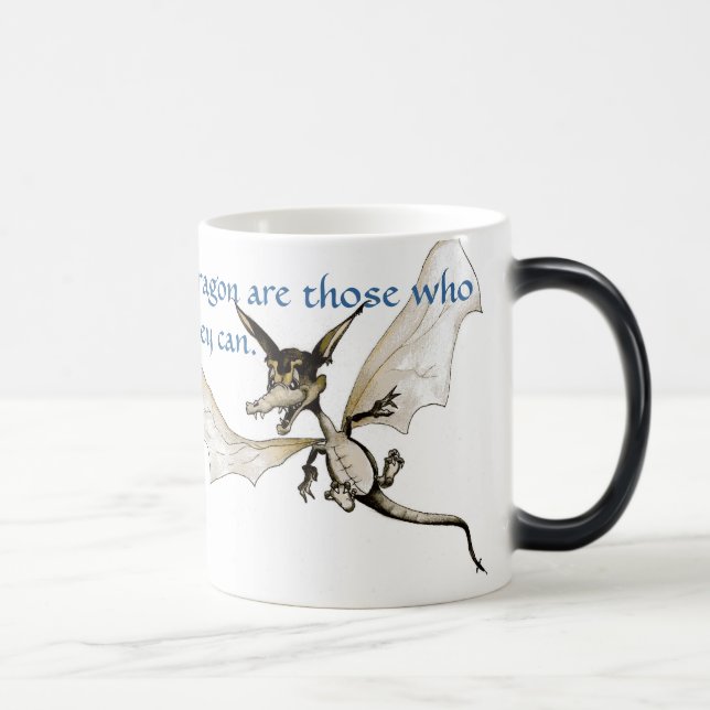 Mug Magic la mouche de dragon ceux qui peuvent voir un (Droite)
