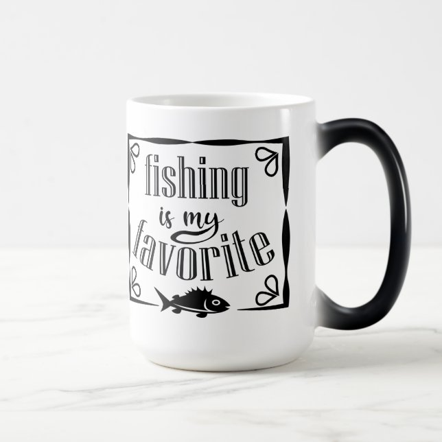 Mug Magic La pêche est ma citation préférée  (Droite)