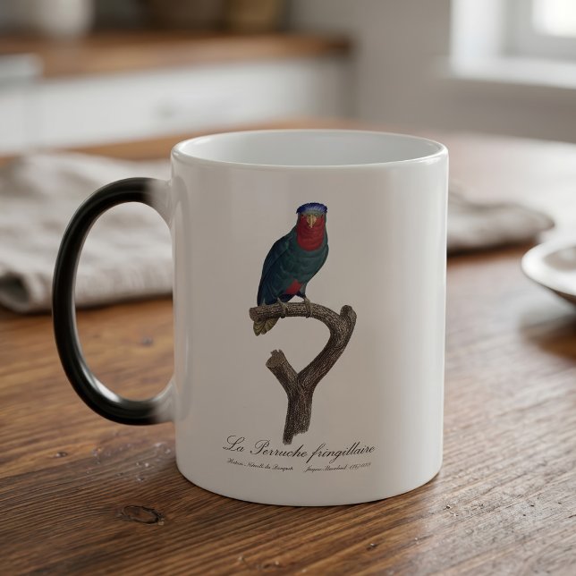 Mug Magic La Perruche fringillaire  (Blue-Crowned Lorikeet, Vini Australis. Color Morph Mug)