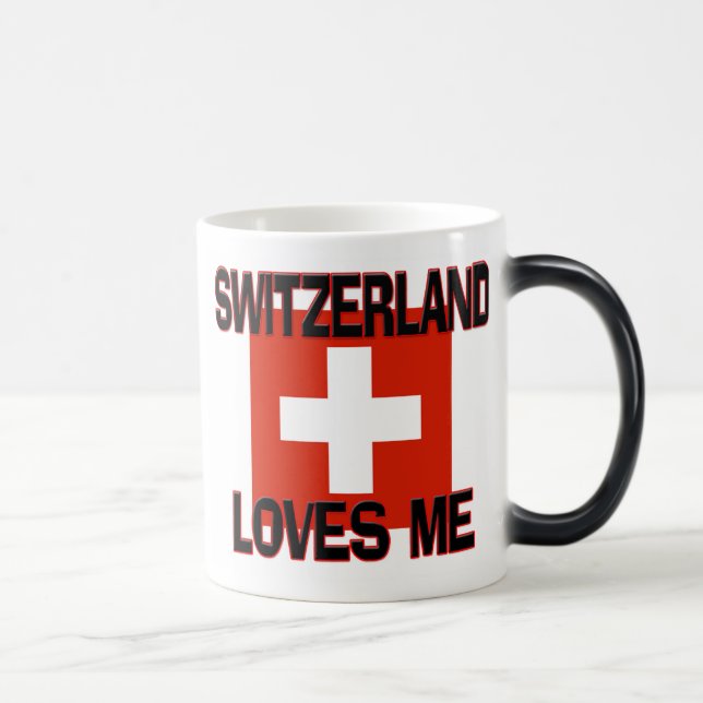 Mug Magic La Suisse m'aime (Droite)