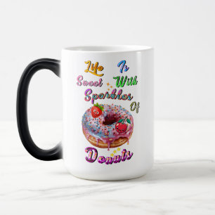 Mug Magic La vaisselle de boisson Life est douce avec des ét