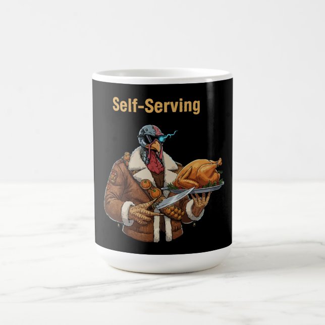 Mug Magic La vengeance de la dinde cyborg pour Thanksgiving (Centre)