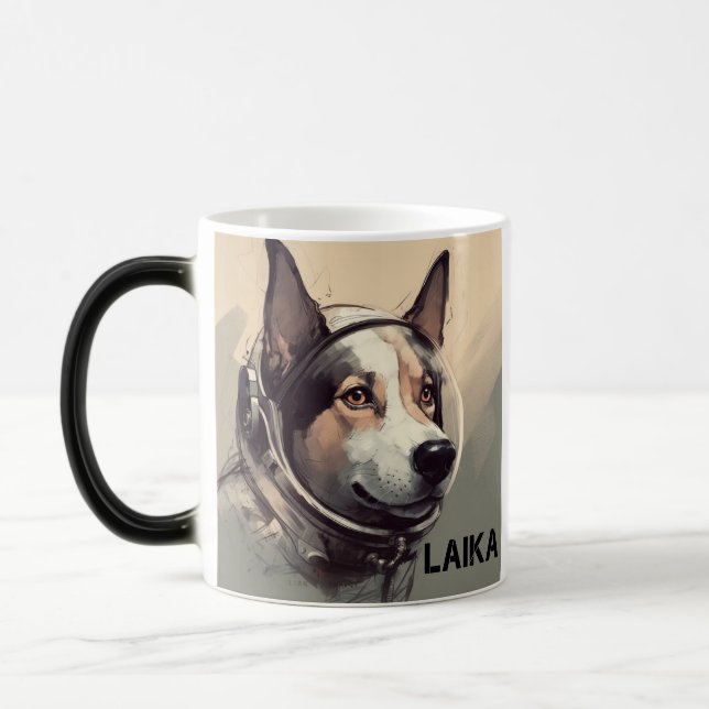 Mug Magic Laika, Premier Chien Dans L'Espace (Gauche)