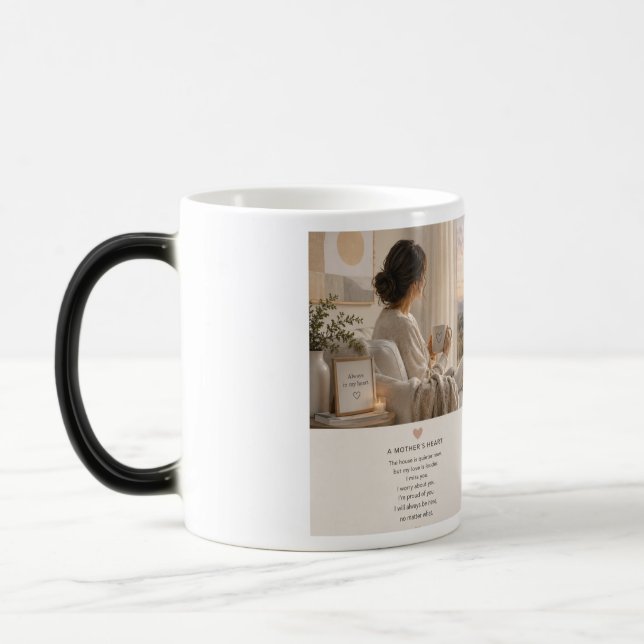 Mug Magic L'amour d'une mère ne disparaît jamais  (Gauche)