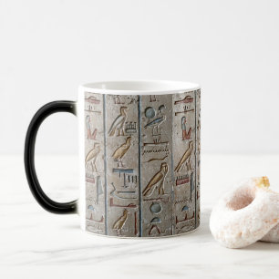 Mug Magic Langue Hiéroglyphique de l'Égypte ancienne gravée 
