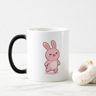 Mug Magic Lapin fier minimaliste style Kawaii