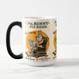 Mug Magic Lapin lapin vintage avec livre - Enseignant, Étudi