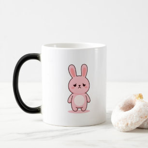 Mug Magic Lapin Triste Style Kawaii Minimaliste