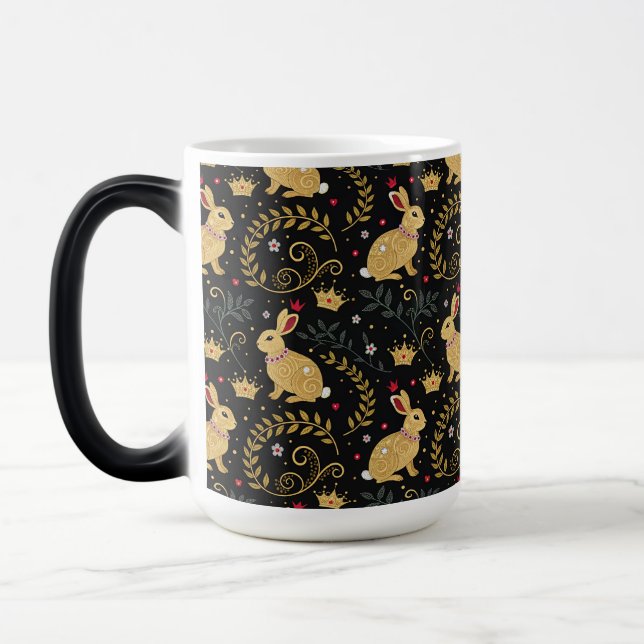 Mug Magic Lapins Roi & Reine de Cœur (Gauche)