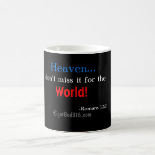 Mug Magic Le ciel ne manque pas ! gotGod316.com Romains 12:2