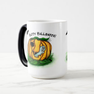 Mug Magic Le fantôme d'Halloween, chauve-souris, fantôme et
