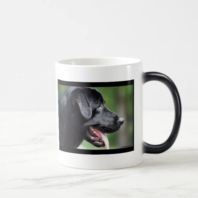 Mug Magic Le Labrador noir (Droite)