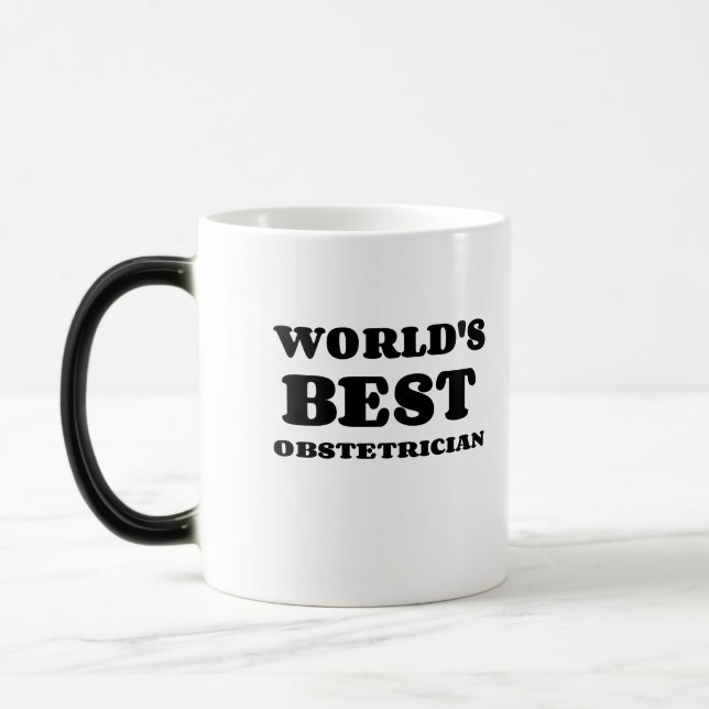 MUG MAGIC LE MEILLEUR OBSTÉTRICIEN DU MONDE (Gauche)