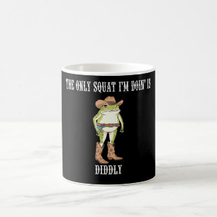 Mug Magic Le seul squat que je fais, c'est de la grenouille