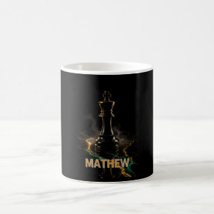 Mug Magic Le Souverain Roi d'échecs sombre de luxe Executi
