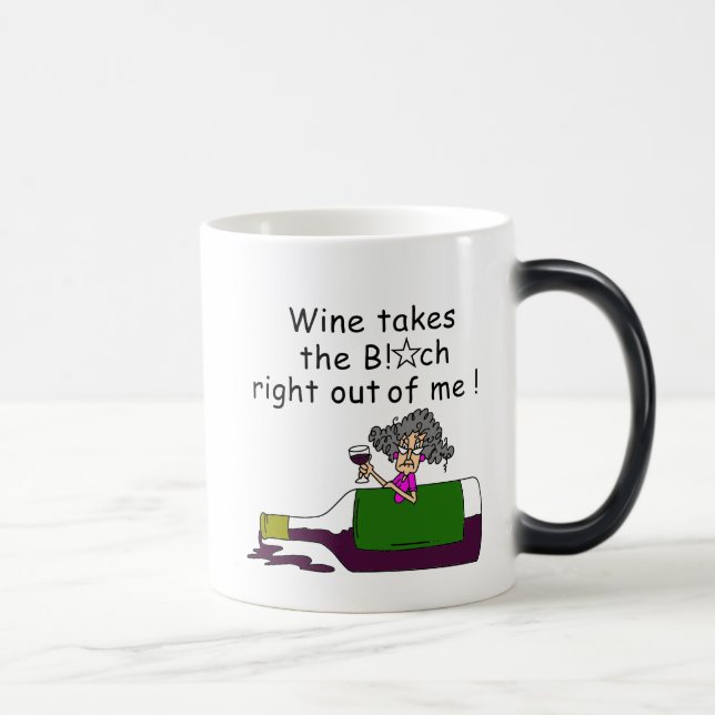 Mug Magic Le Vin M'A Mélangé (Droite)
