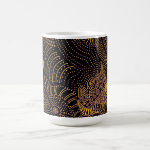 Mug Magic Lecteur sur la ligne pointillée - Graphique autoch