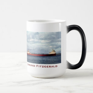 Mug Magic L'Edmund Fitzgerald avec les noms de l'équipage